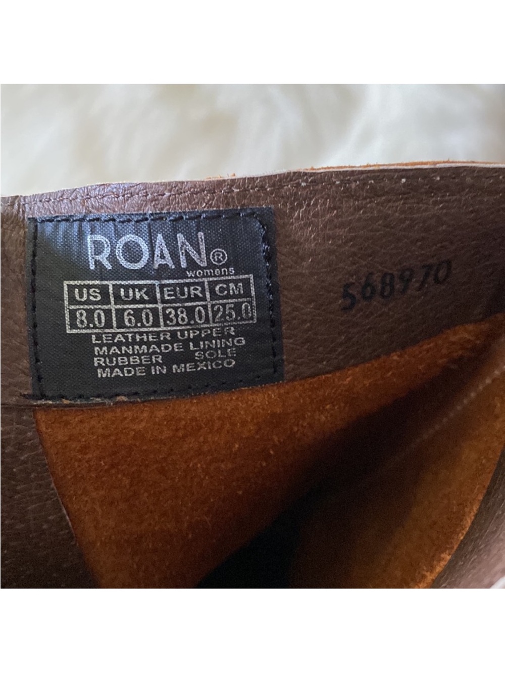 Classic Leather Mid-Calf Heeled Boots - Tan - Picture 10 of 10
